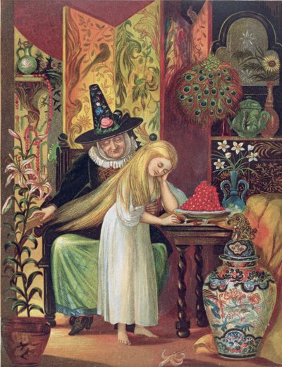 The Old Witch Combing Gerda